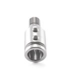 GSTP Car Silver Tone Gear Shift Knob Adapter Fit for Non Threaded Shifter - Сурет 11