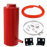 Universal Radiator Coolant Aluminum Catch Tank Overflow Reservoir 800ML Black - Сурет 8