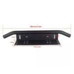 23" Bull Bar Front Bumper License Plate Holder Mount Bracket for LED Light Bar — изображение 6