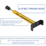 Belt Tension In Gauge, Adjustable 10 Pounds, with L Shaped Pad, Motorcycle Belt Tension Tool - 圖片 4