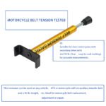Belt Tension In Gauge, Adjustable 10 Pounds, with L Shaped Pad, Motorcycle Belt Tension Tool - 圖片 5