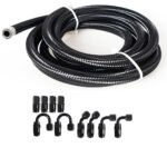 10/16/20FT 6AN CPE Fuel line Hose Braided Nylon Stainless Steel Oil Gas - Ảnh 37