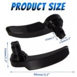 ⁦Motorcycle Saddle Bag Latch Kit for Harley-Davidson Road King 2014-2021 Black⁩ - الصورة ⁦3⁩