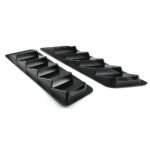 2PCS Universal Car Hood Vent Louver Scoop Cover Air Flow Intake Cooling Panel - 圖片 4