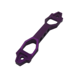 190mm Red Aluminum Alloy Car Battery Tie Down Bracket - Сурет 14