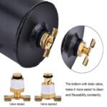 Universal 10AN Baffled Oil Catch Can Breather Can with Drain Valve 750ML Bundle and 10AN 5/8'' Fuel Line Fitting Kit Nylon Braided CPE Oil Hose - Сурет 8