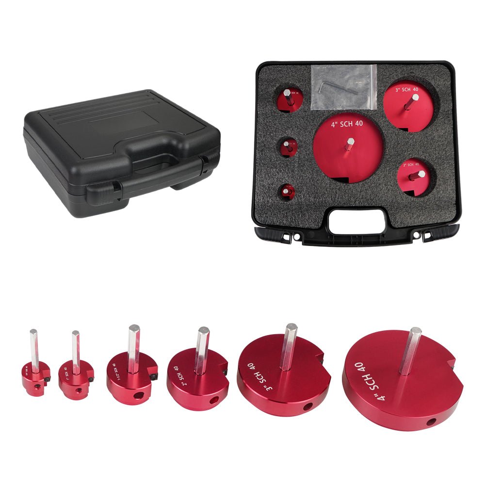 DaSC08408 04529 for PPRK6 Plastic Pipe Fitting Reamer 6 Piece Kit Fit standard 1/2" drills - Ảnh 1