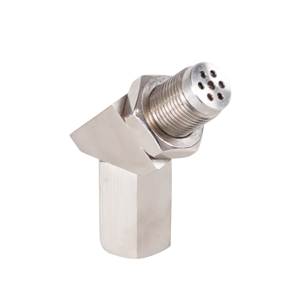 O2_Sensor_Adapter Stainless Steel Oxygen O2 Sensor CEL Eliminator Light 45°&90°& 0° Adapter Mini Catalytic Convertor M18X1.5 Socket Plug - Billede 1