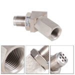 Stainless Steel Oxygen O2 Sensor CEL Eliminator Light  45°&90°& 0°   Adapter Mini Catalytic Convertor M18X1.5 Socket Plug - Billede 4