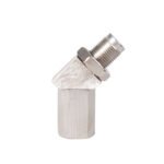 Stainless Steel Oxygen O2 Sensor CEL Eliminator Light  45°&90°& 0°   Adapter Mini Catalytic Convertor M18X1.5 Socket Plug - Billede 6