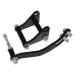 SBC Black Power Steering Pump Mounting Bracket SWP LWP Saginaw GM SB Chevy 350 – Vaizdas 3