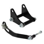 SBC Black Power Steering Pump Mounting Bracket SWP LWP Saginaw GM SB Chevy 350 – Vaizdas 5