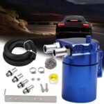 Upgraded Baffled Oil Catch Can with Breather Filter Kit Aluminum Oil Reservoir Tank with 3/8" Strengthened NBR Fuel Line – Vaizdas 9