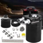 Upgraded Baffled Oil Catch Can with Breather Filter Kit Aluminum Oil Reservoir Tank with 3/8" Strengthened NBR Fuel Line – Vaizdas 10