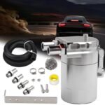 Upgraded Baffled Oil Catch Can with Breather Filter Kit Aluminum Oil Reservoir Tank with 3/8" Strengthened NBR Fuel Line – Vaizdas 11