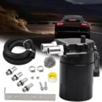 Upgraded Baffled Oil Catch Can with Breather Filter Kit Aluminum Oil Reservoir Tank with 3/8" Strengthened NBR Fuel Line – Vaizdas 12