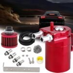 Upgraded Baffled Oil Catch Can with Breather Filter Kit Aluminum Oil Reservoir Tank with 3/8" Strengthened NBR Fuel Line – Vaizdas 13