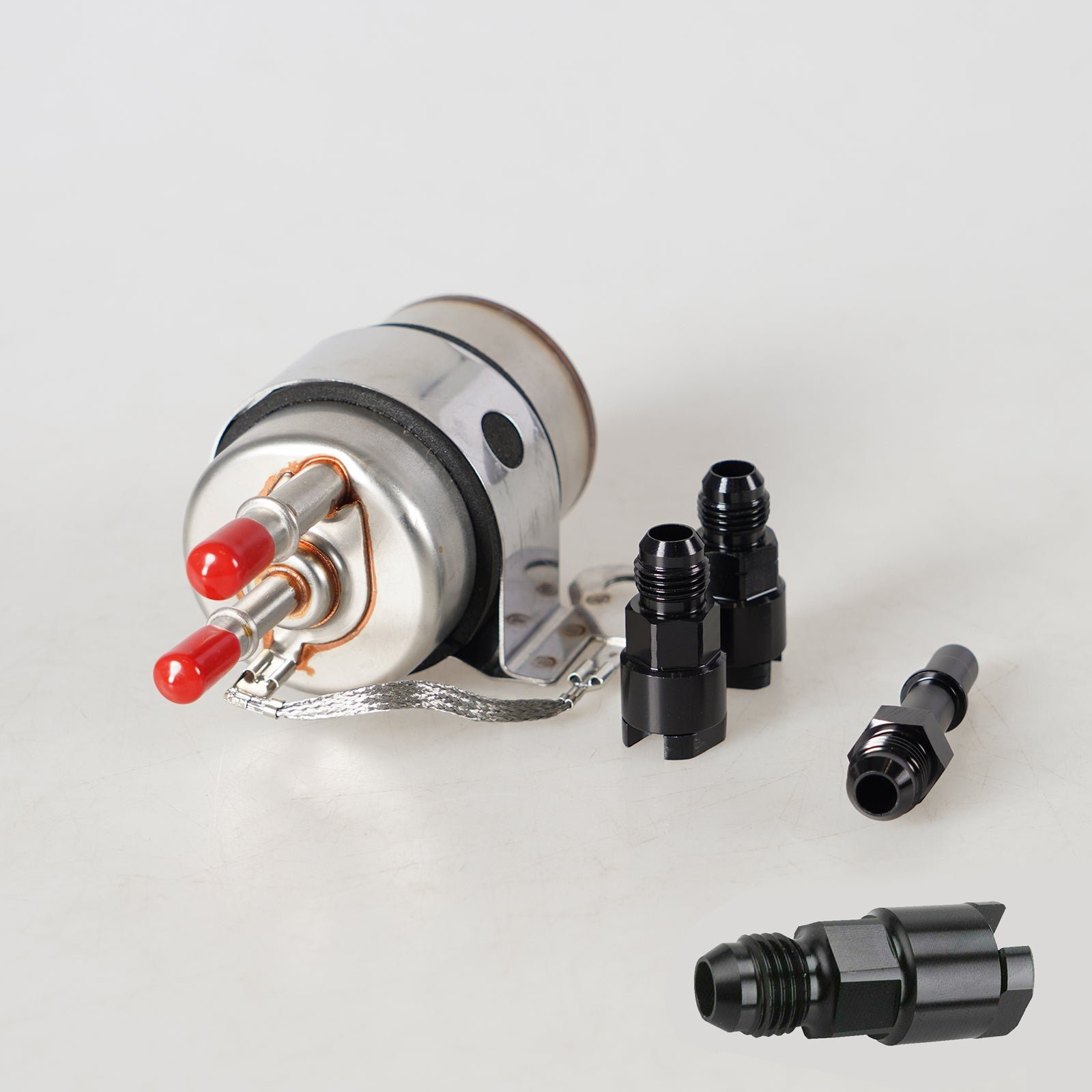 TF-1040-AN8-BK_FF-1040-S AN6 Fuel Pressure Regulator/Filter Kit + 6AN fitting-EFI/LS Swap For C5 Corvette - Billede 1