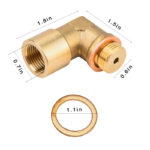 Stainless Steel Oxygen O2 Sensor CEL Eliminator Light  45°&90°& 0°   Adapter Mini Catalytic Convertor M18X1.5 Socket Plug - Billede 17