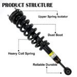 4X Front Rear Shock Absorber Strut Assys For Lexus GX470 Toyota Land Cruiser 120 - 圖片 4