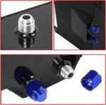 20 Gallon Aluminum Race Drift Fuel Cell cap Tank Level Sender Black - Billede 5
