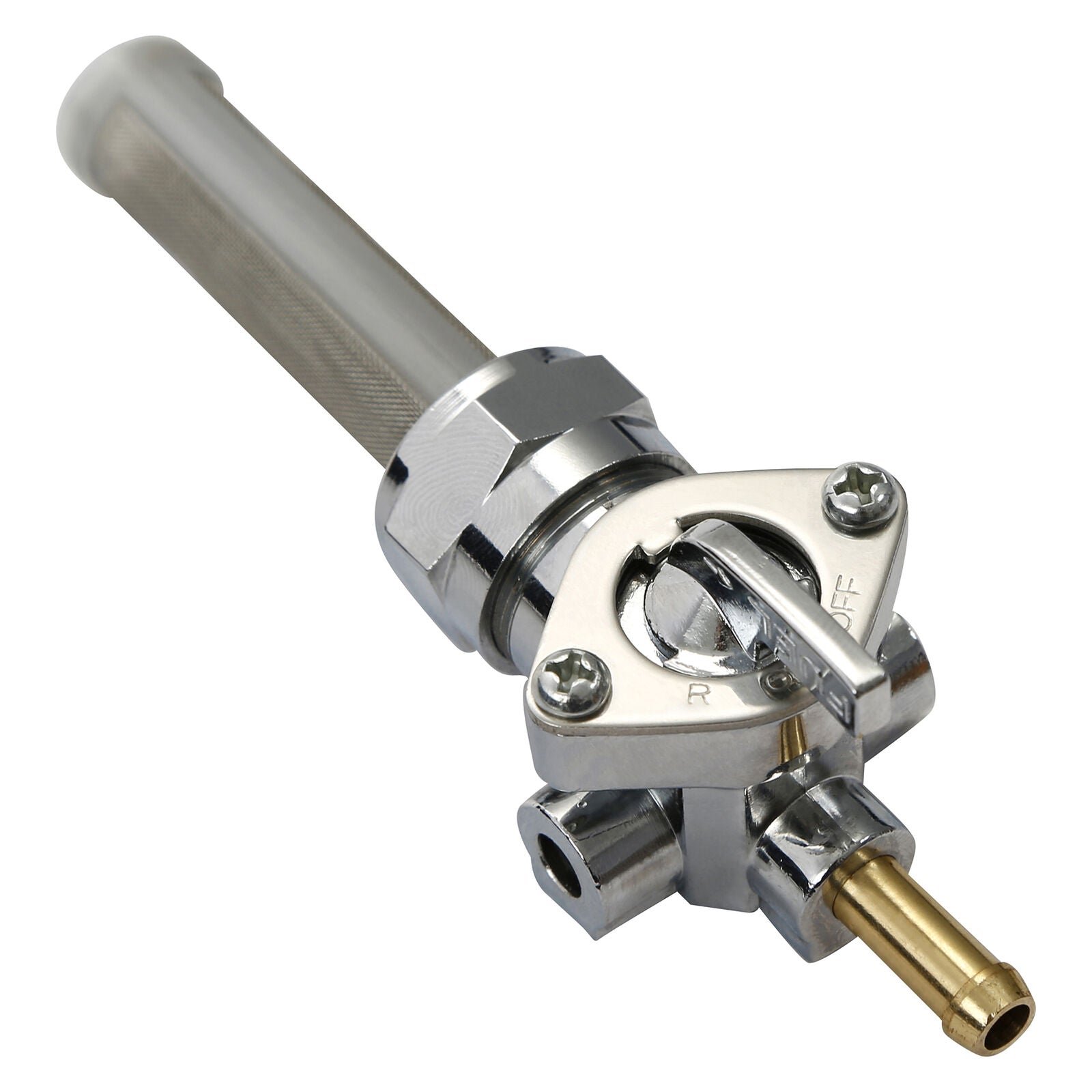 s-l1600_2_14c63162-75d8-4406-940f-036898b59bb4 Petcock Fuel Valve 22mm Straight Outlet for Harley Davidson Big Twin Sportster - Image 1