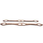 For SB Chevy 327 305 350 Reusable SBC Oval Port Copper Header Exhaust Gaskets - Ảnh 3