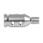 GSTP Car Silver Tone Gear Shift Knob Adapter Fit for Non Threaded Shifter - Сурет 3