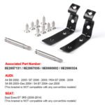 Glove Box Lid Hinge Snapped Repair Fix Brackets Kit For Audi A4 S4 RS4 B6 B7 8E - Сурет 6