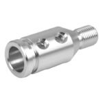GSTP Car Silver Tone Gear Shift Knob Adapter Fit for Non Threaded Shifter - Сурет 6