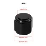 2PCS 4/6/8/10/12 AN Female Flare Fitting Cap Block Off Nut Aluminum For Fuel Systems — изображение 7