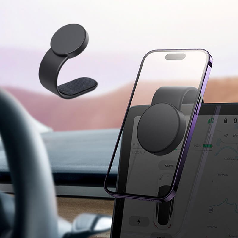 1686045945226.jpg Magnetic suction car phone holder - Billede 1