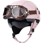 Retro German Motorcycle Half Helmet DOT Certified - I06 - Image 27