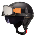 Retro German Motorcycle Half Helmet DOT Certified - I06 - Image 13