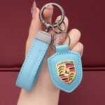 Genuine Leather Porsche Keychain – Vaizdas 9